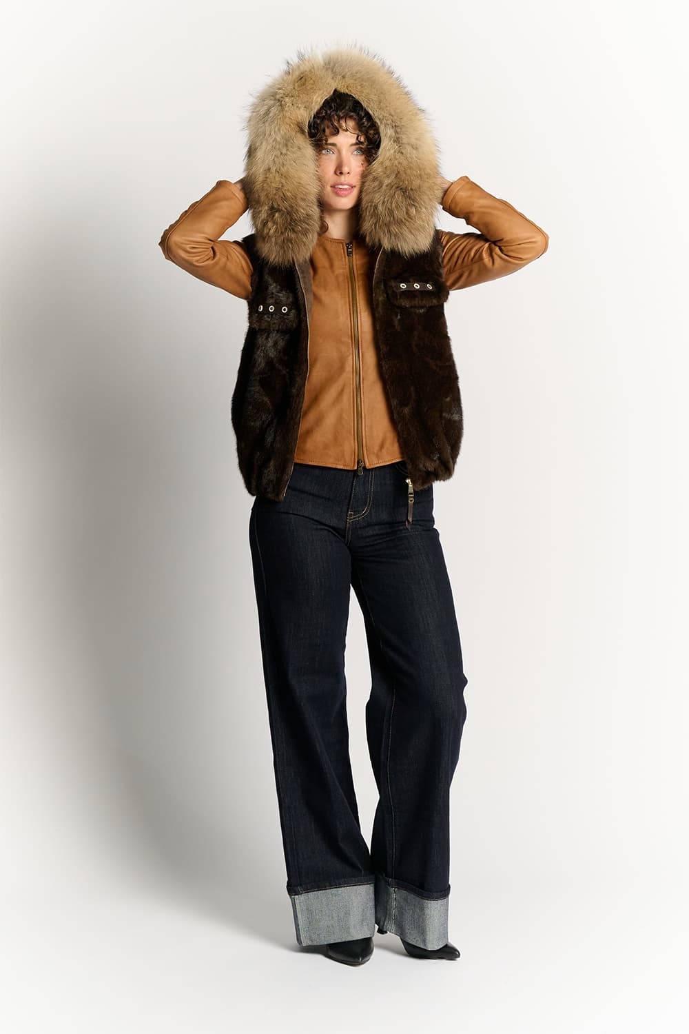 Valentina Chocolade Gilet