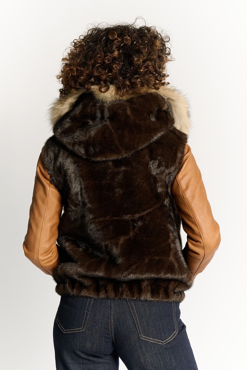 Valentina Chocolade Gilet