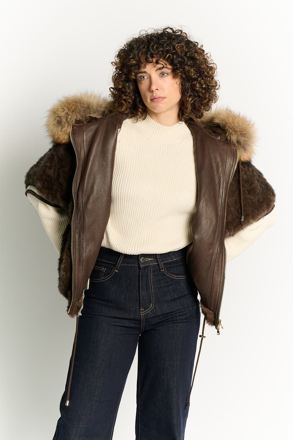 Marta Chocolate Poncho