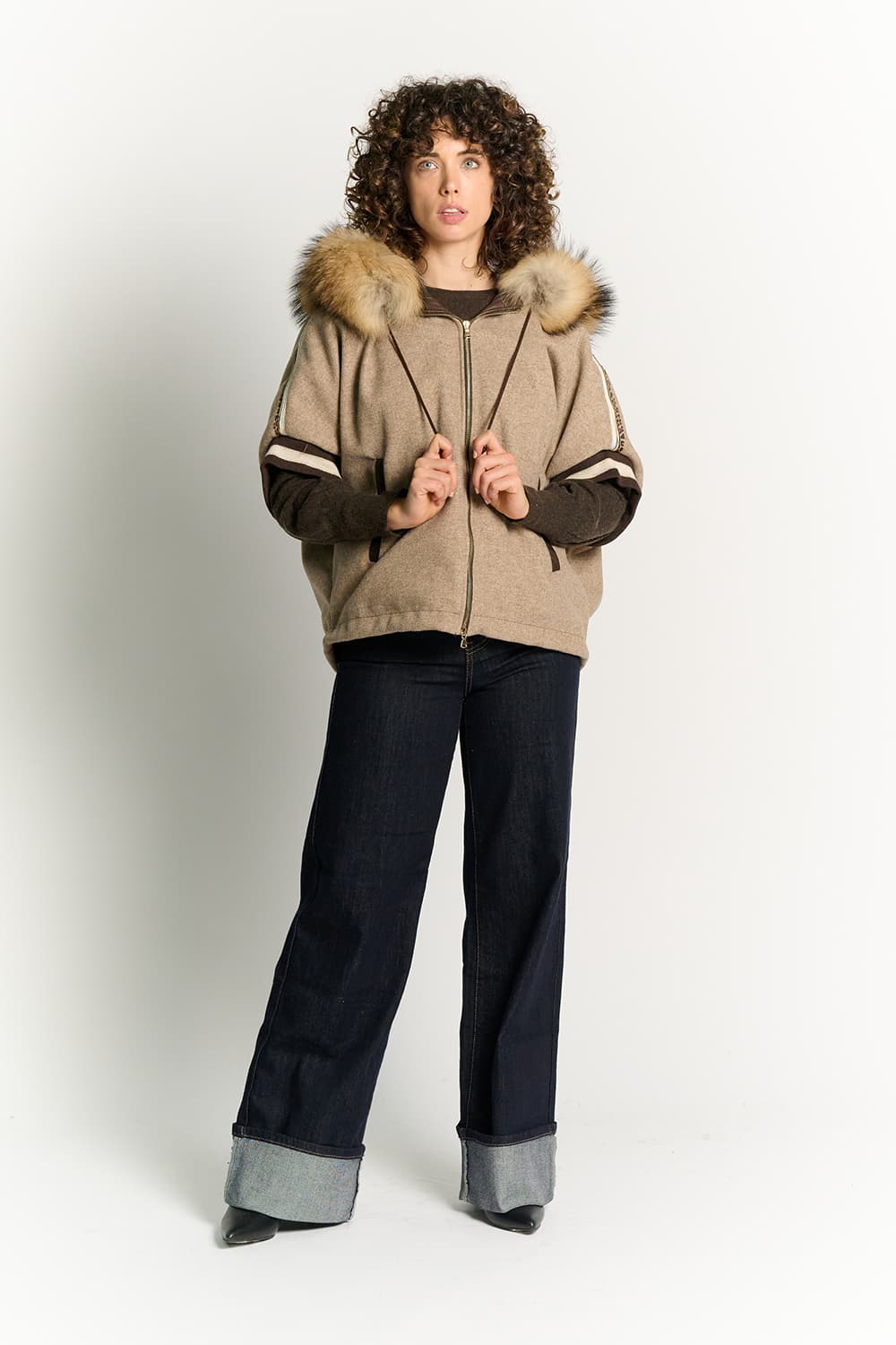 Marta Hazelnut Poncho