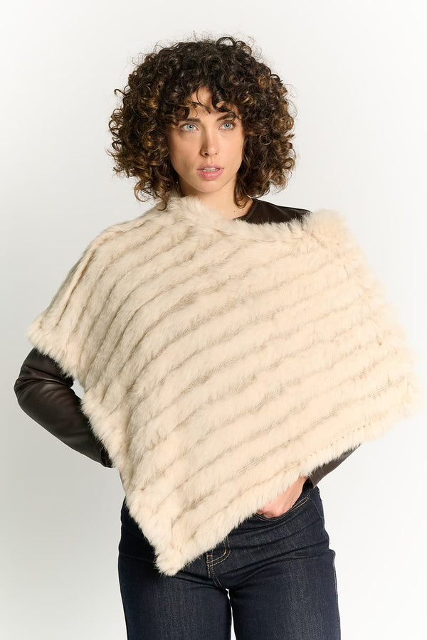 Cream Lapin Cape