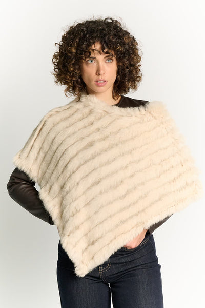 Cream Lapin Cape