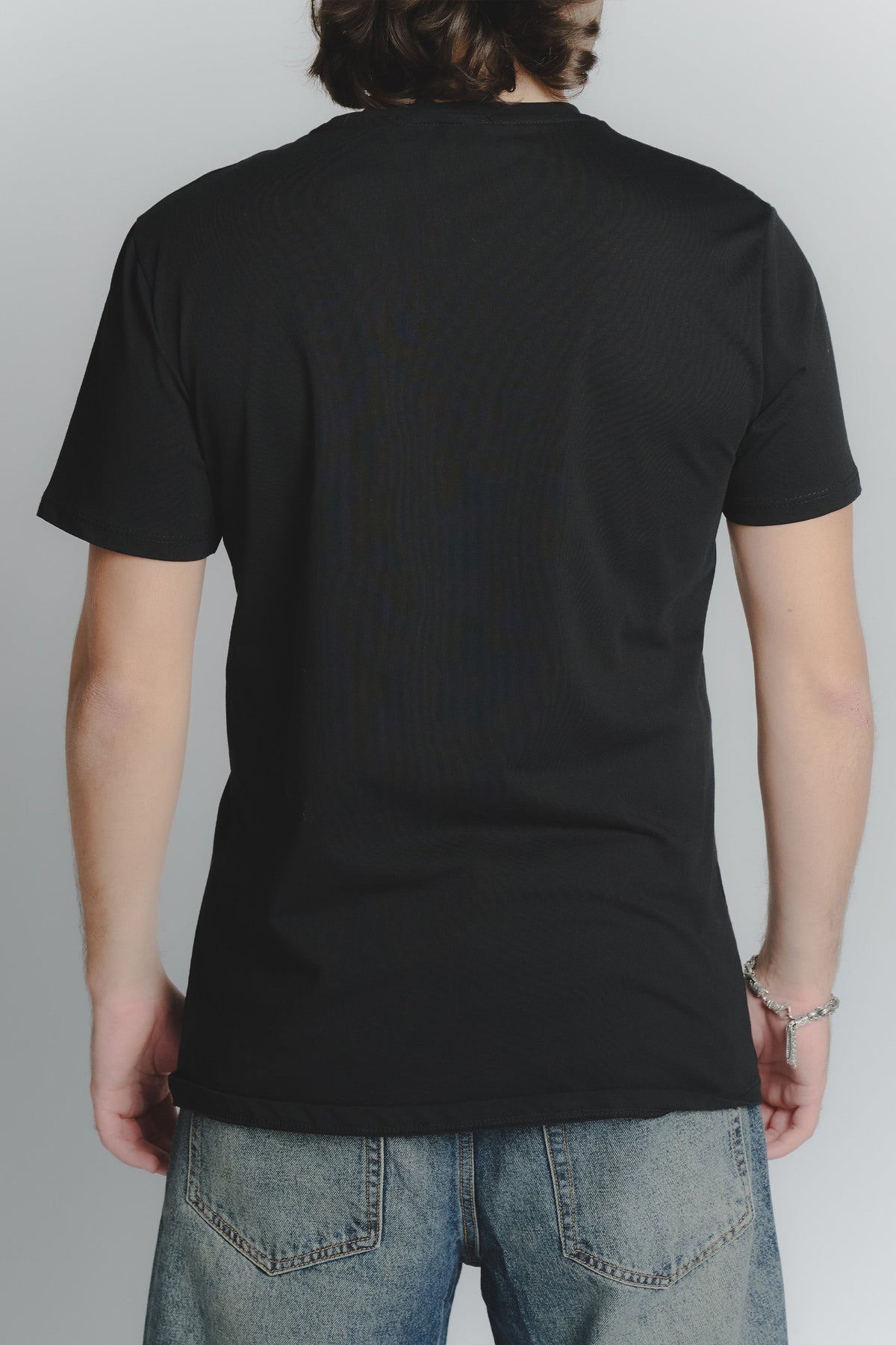 Men's Black Pocket T-Shirt