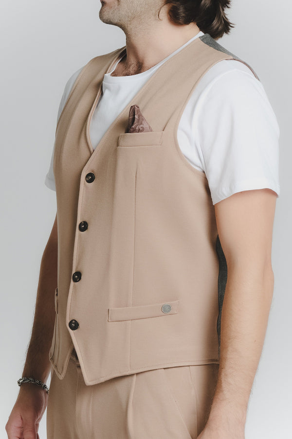 Gilet Uomo Camel