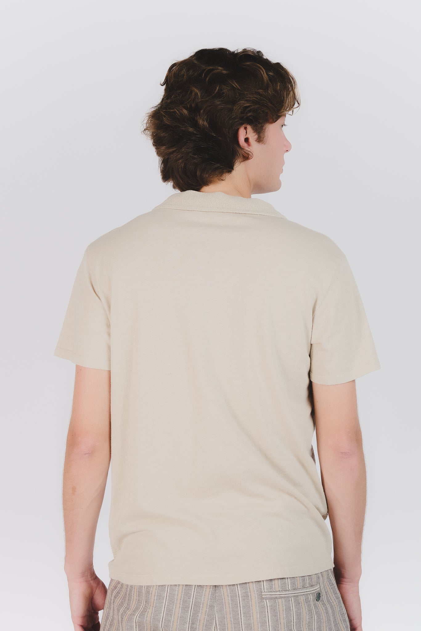 Beige Heren Polo