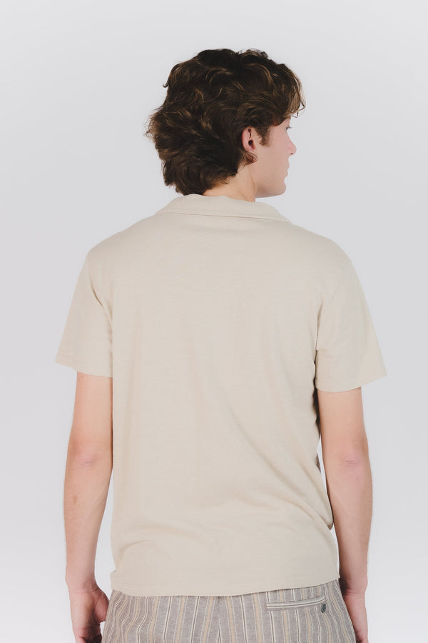 Beige Heren Polo