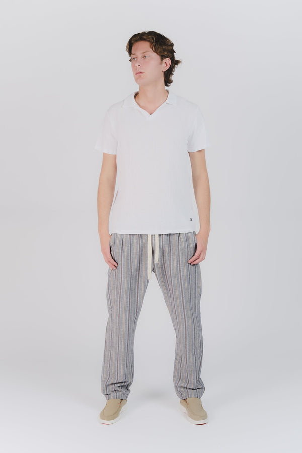 Biele pánske polo