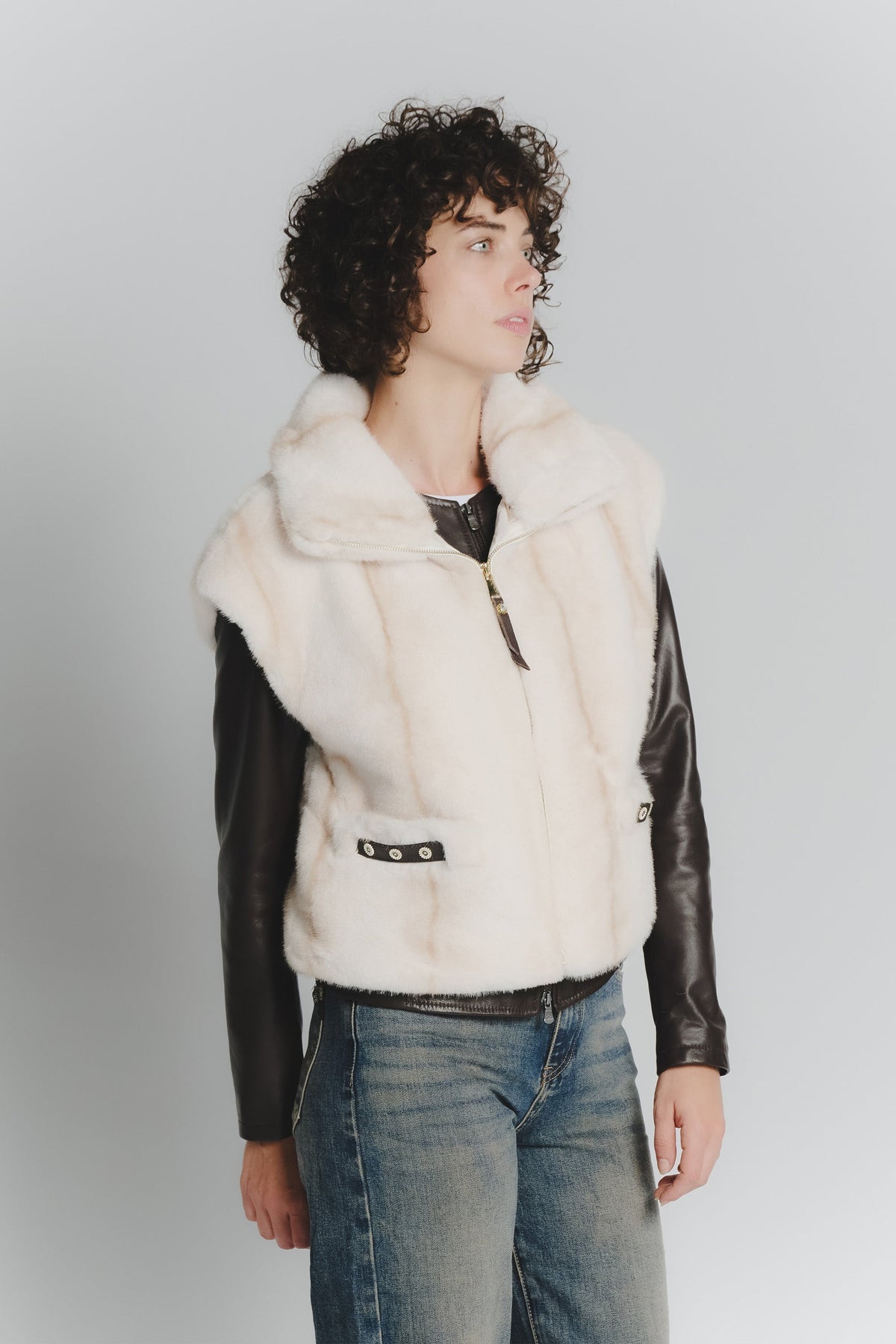 Gilet Melissa Cream