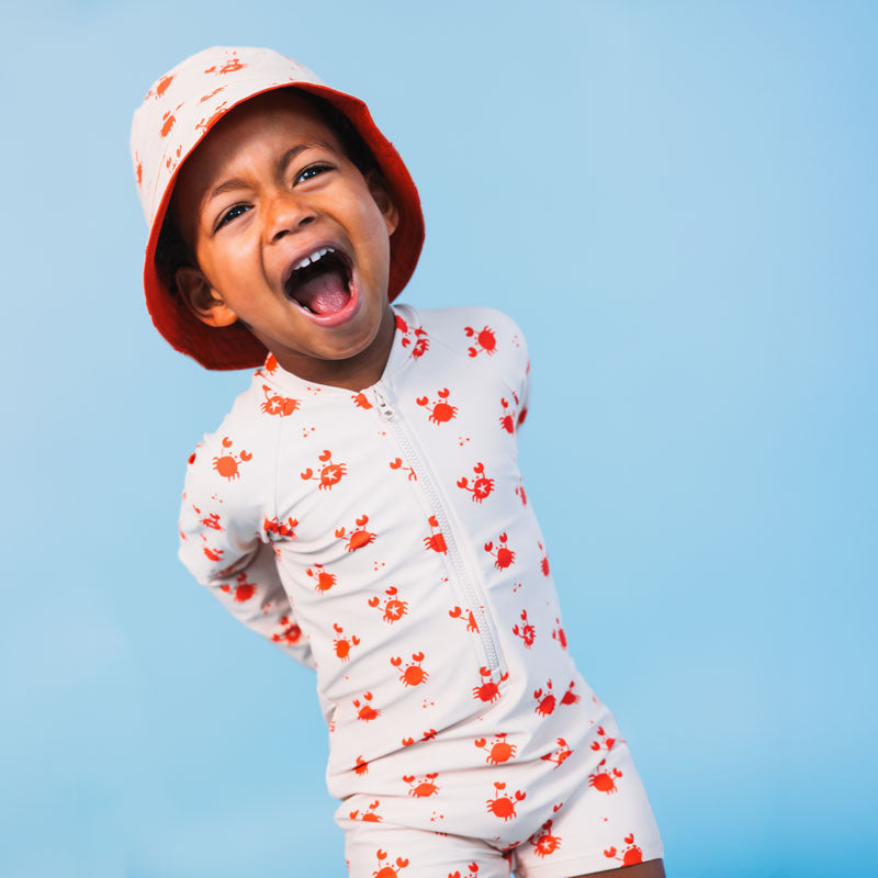 UV-Zwempak-Jongens-Oh-Crab-Beige/Rood-swim-essentials-2