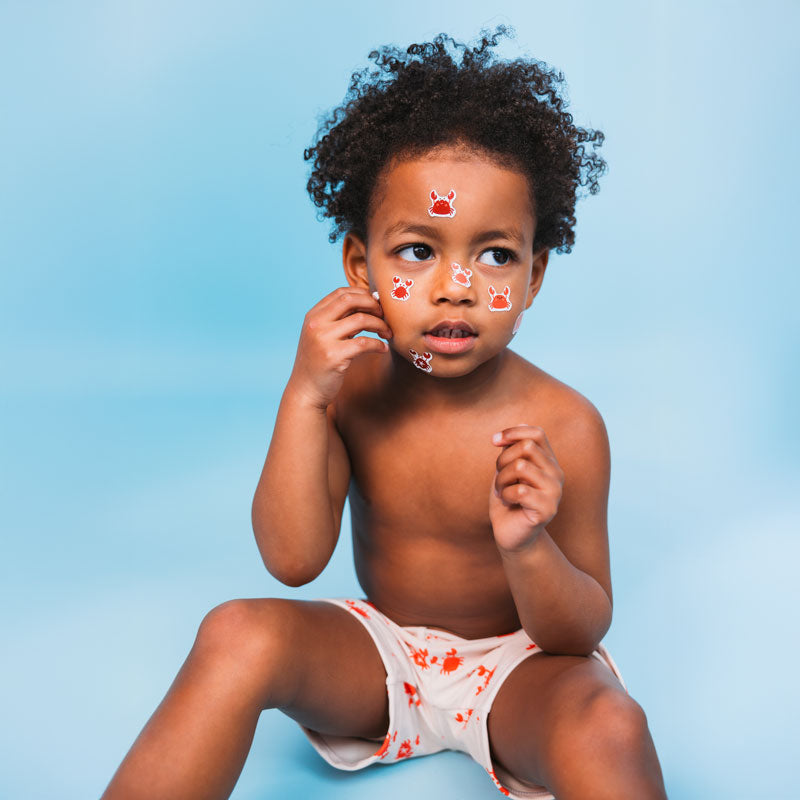 UV-Zwemboxer-Jongens-Oh-Crab-Beige/Rode-swim-essentials-1