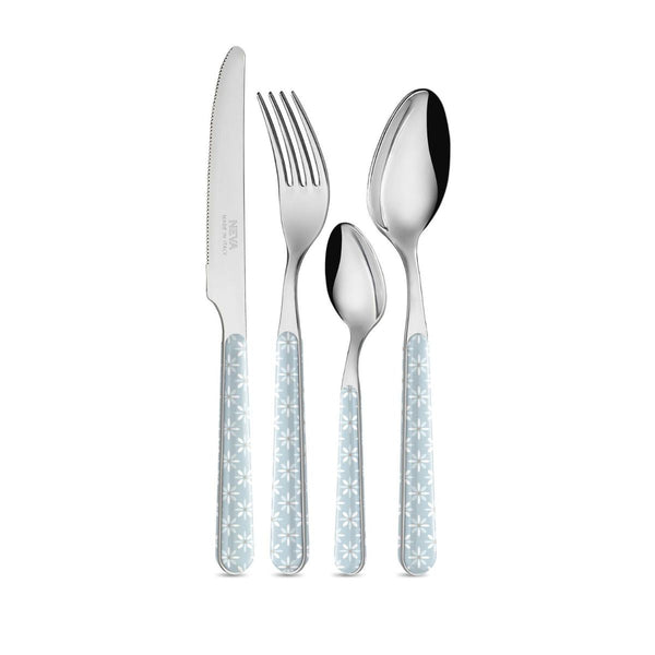 Set 24 pezzi - Margherite Azzurre BD14043LC - Neva
