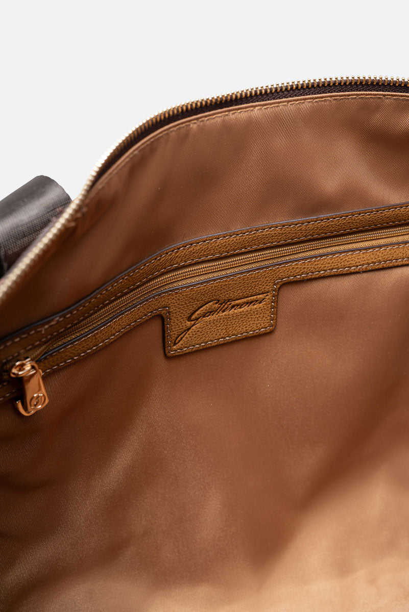 Maya Experience Brown Handbag