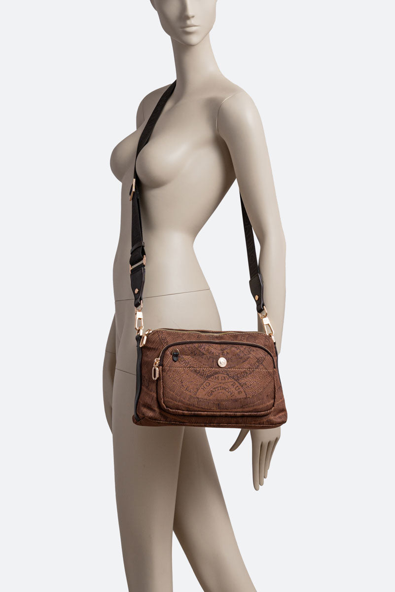 Maya Experience Brown Shoulder Bag