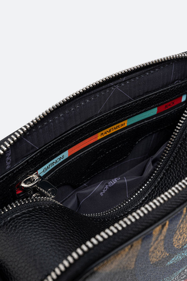 Planetarium Black Shoulder Bag