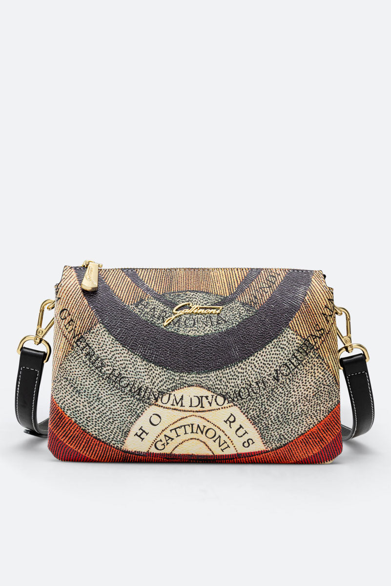 Planetarium Crossbody PVC Planetarium/Leather Classic/Black_Gattinoni