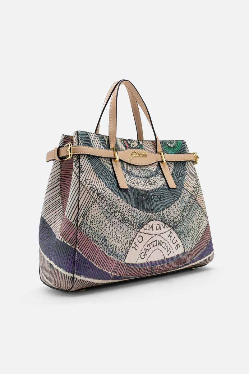 Planetarium Watercolor Small Handbag