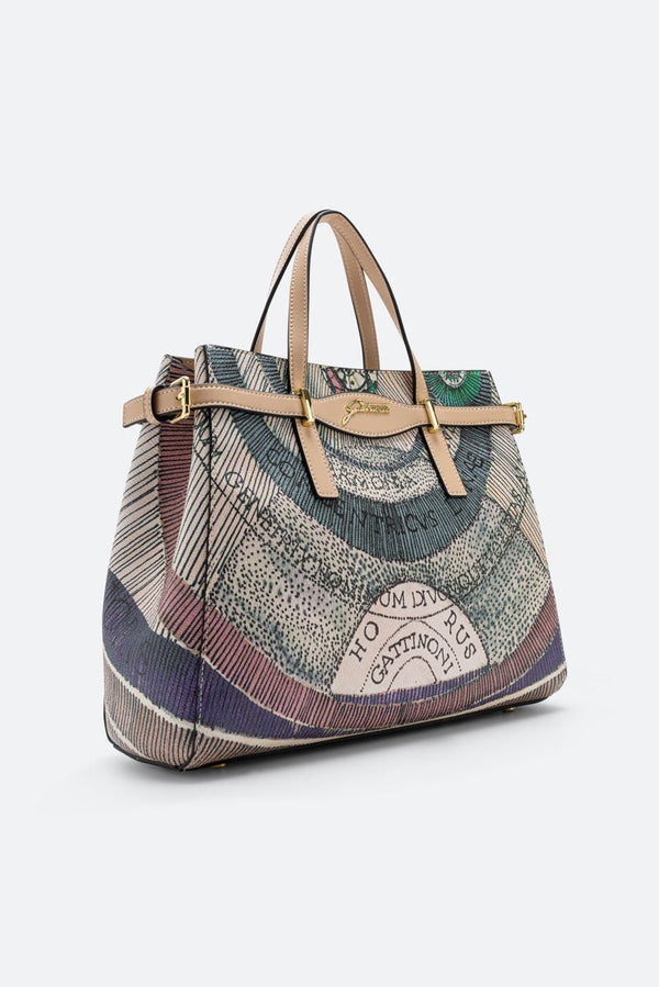 Planetarium Watercolor Small Handbag