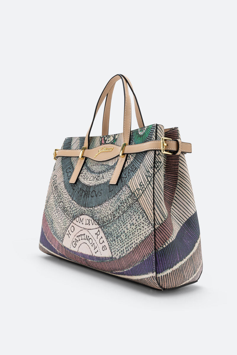 Planetarium Watercolor Small Handbag