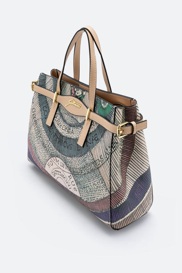 Planetarium Watercolor Small Handbag