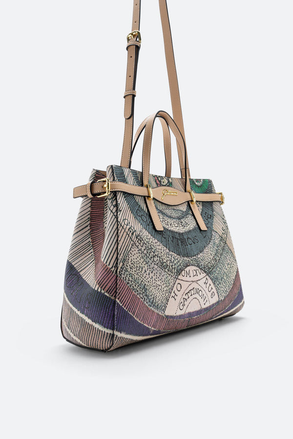 Planetarium Watercolor Small Handbag