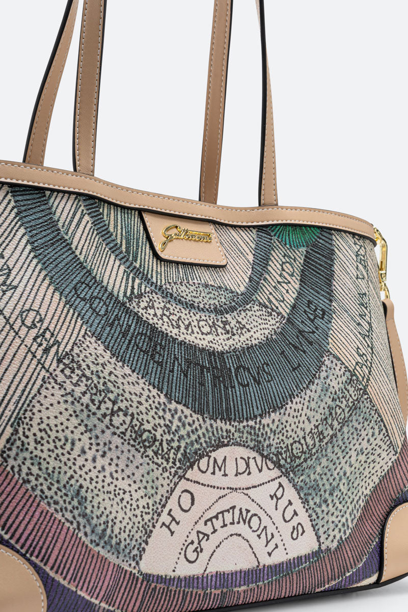 Crossbody Squared Lady Planetarium Watercolor