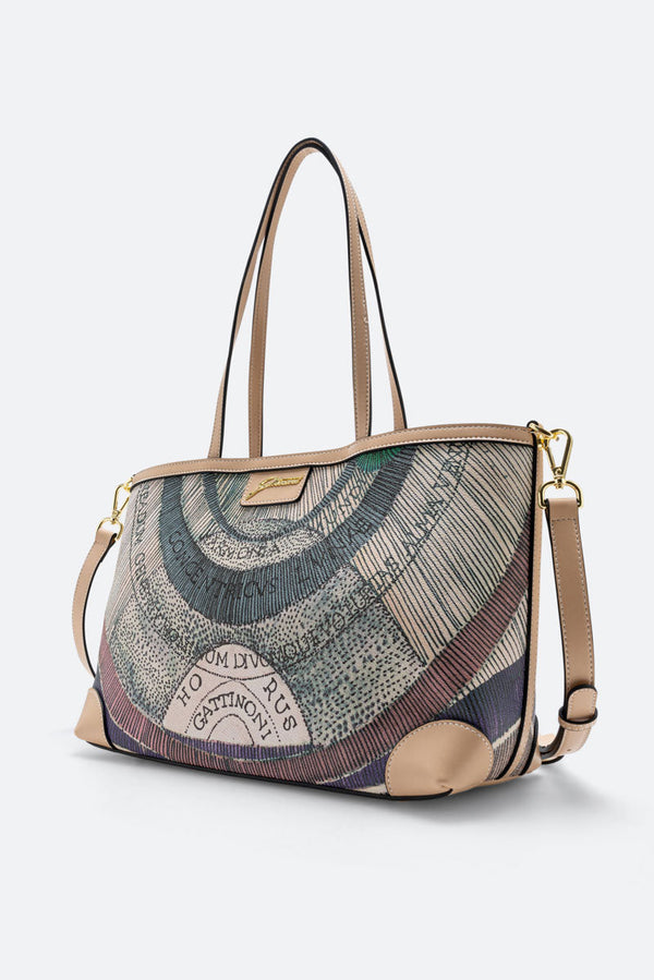 Crossbody Squared Lady Planetarium Watercolor