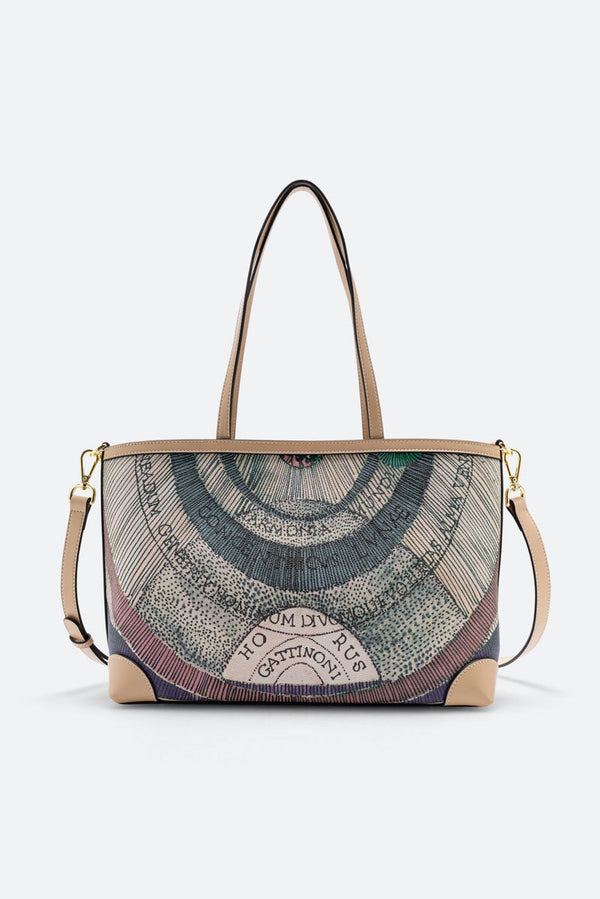 Kabelka cez rameno Lady Squared Planetarium Akvarel