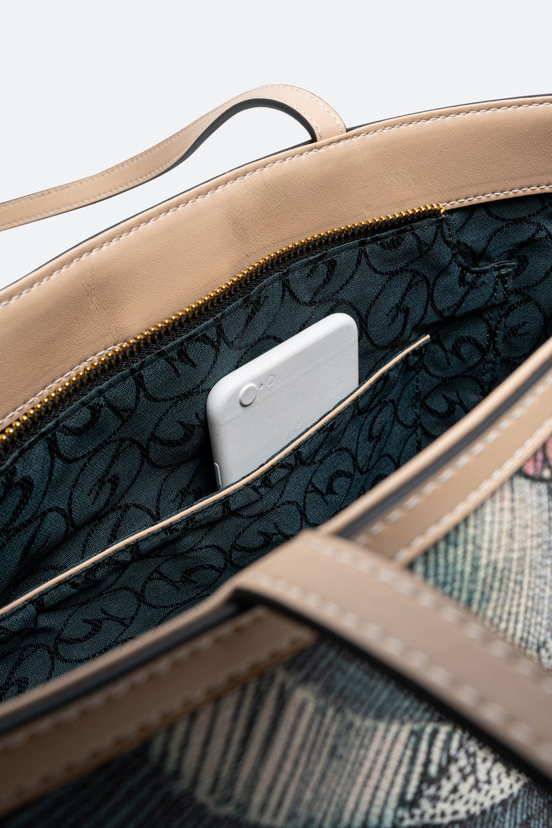 Crossbody Squared Lady Planetarium Watercolor