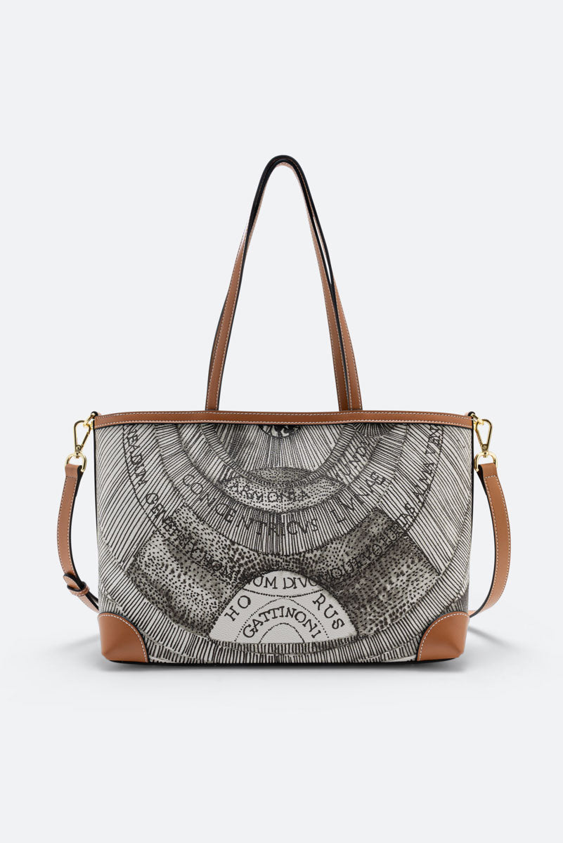 Crossbody Squared Lady Ink Sepia
