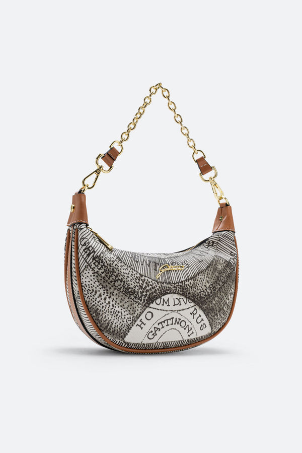 Hobo Bag Planetarium Ink Sepia Small
