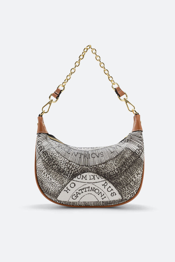 Hobo Bag Planetarium Ink Sepia Small