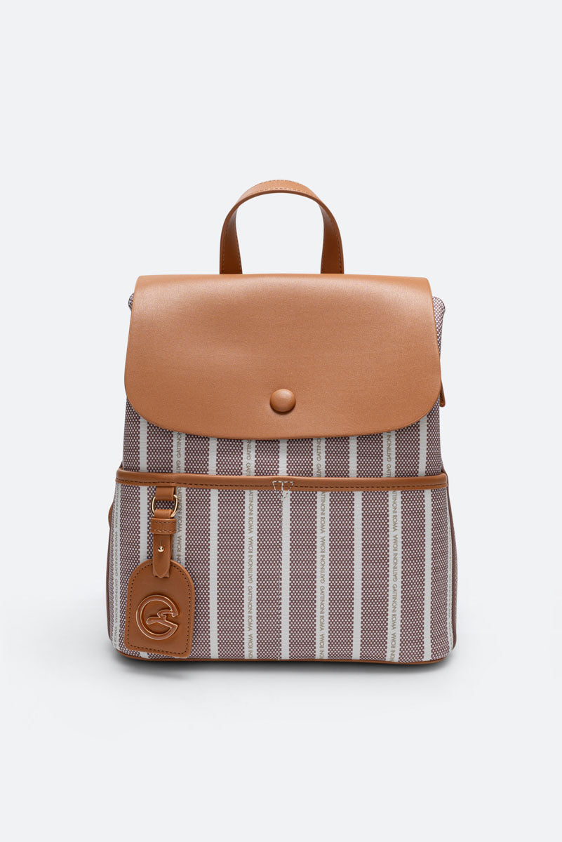 Alessandra Backpack PVC / PU Tan