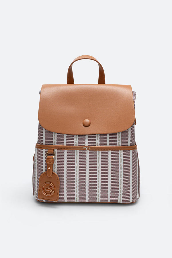 Alessandra Backpack PVC / PU Tan