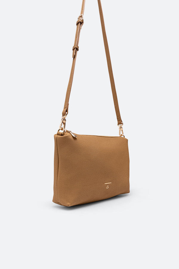 Teodosia Reversible Textuur Schoudertas Leer