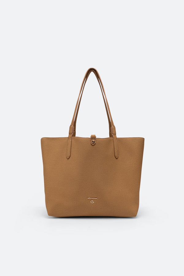 Teodosia Reversible Texture Shoulder Bag Leather
