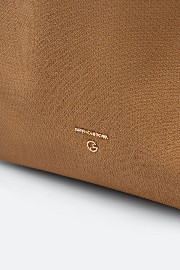 Teodosia Reversible Texture Shoulder Bag Jeanne Leather