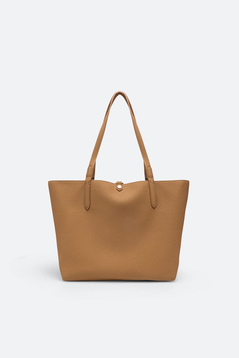 Teodosia Reversible Textuur Schoudertas Leer