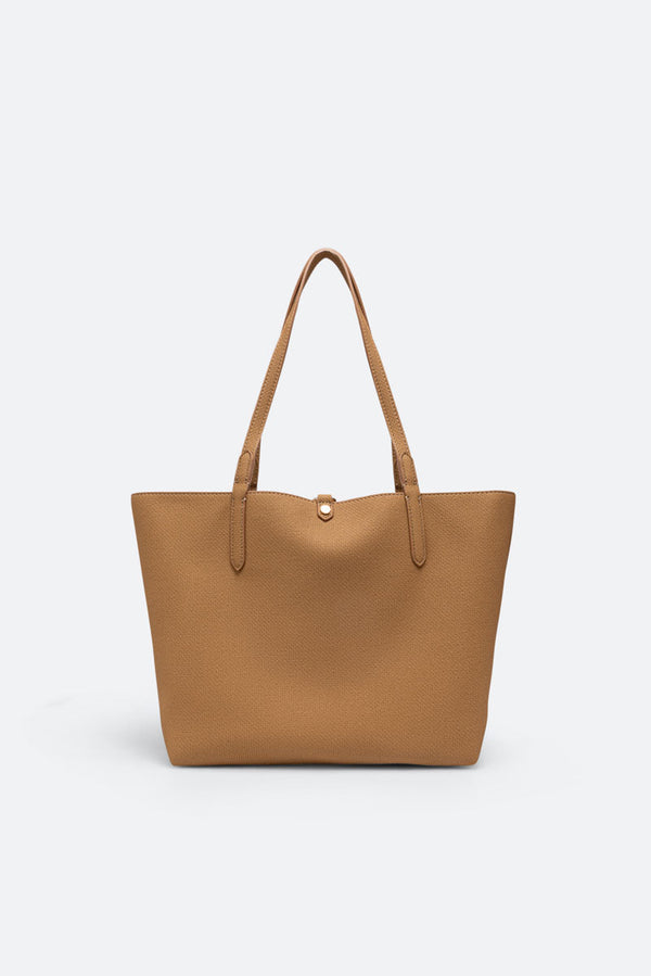 Teodosia Reversible Texture Shoulder Bag Jeanne Leather