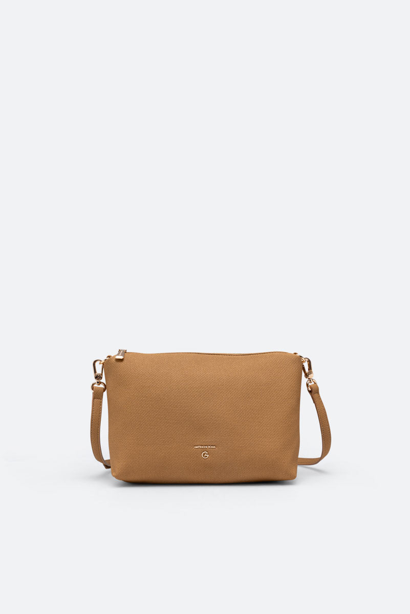 Teodosia Reversible Texture Shoulder Bag Leather