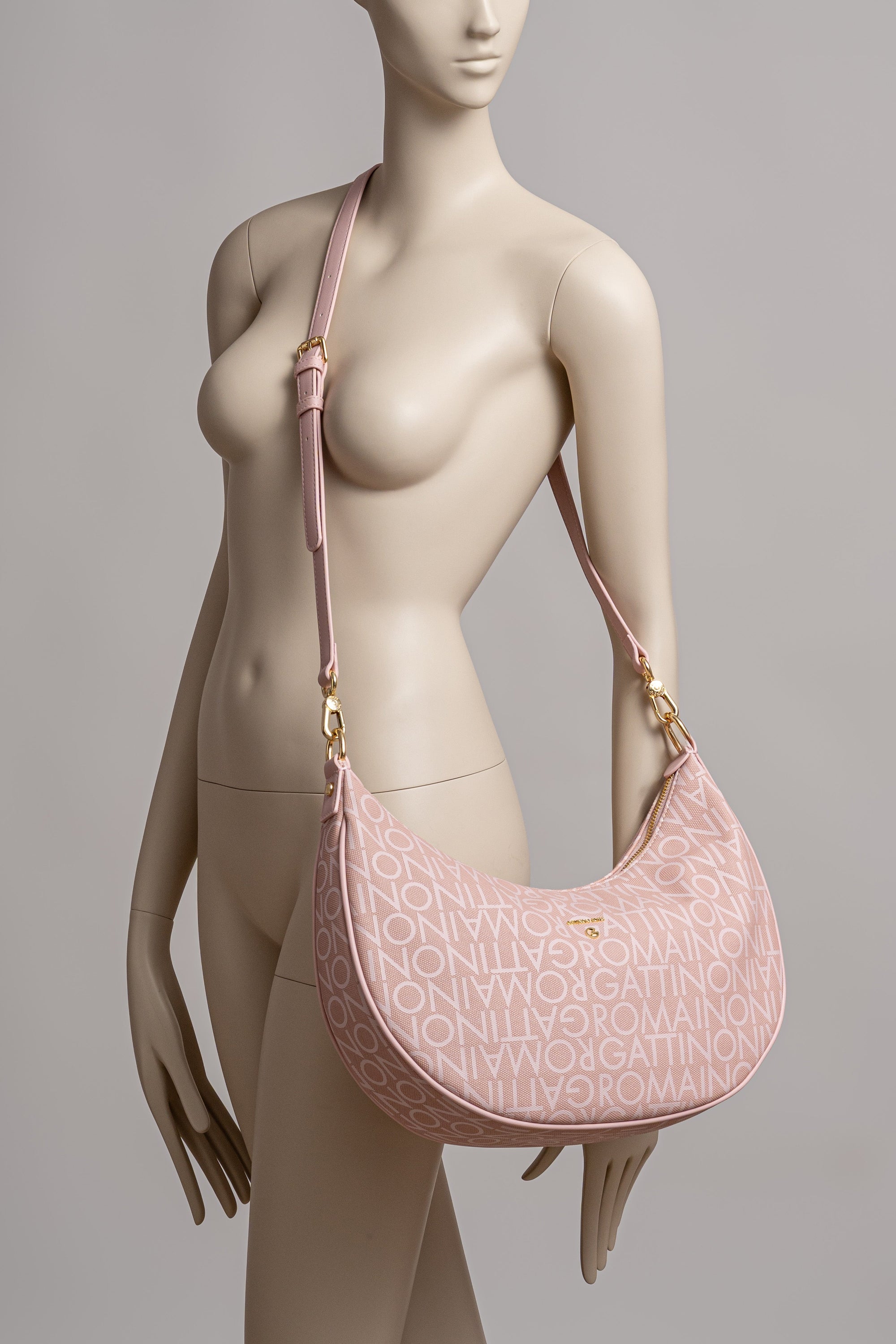 Hobo torba Charlie Pink Medium