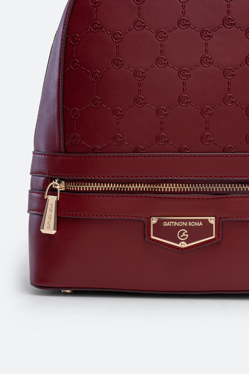 Ada Dark Red Backpack