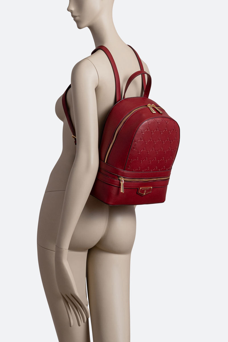 Ada Dark Red Backpack