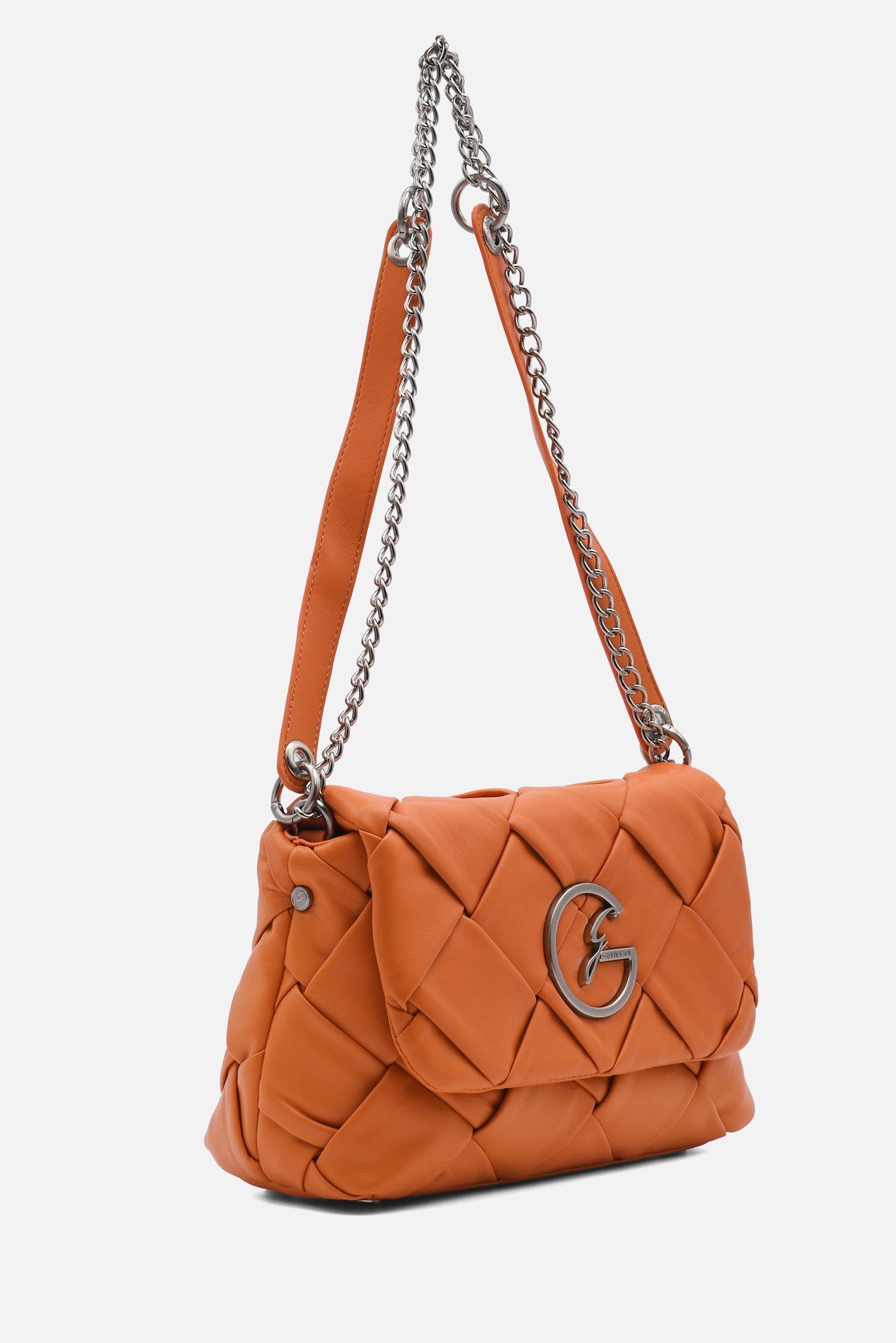 Cruzada de Moda con Solapa Naranja
