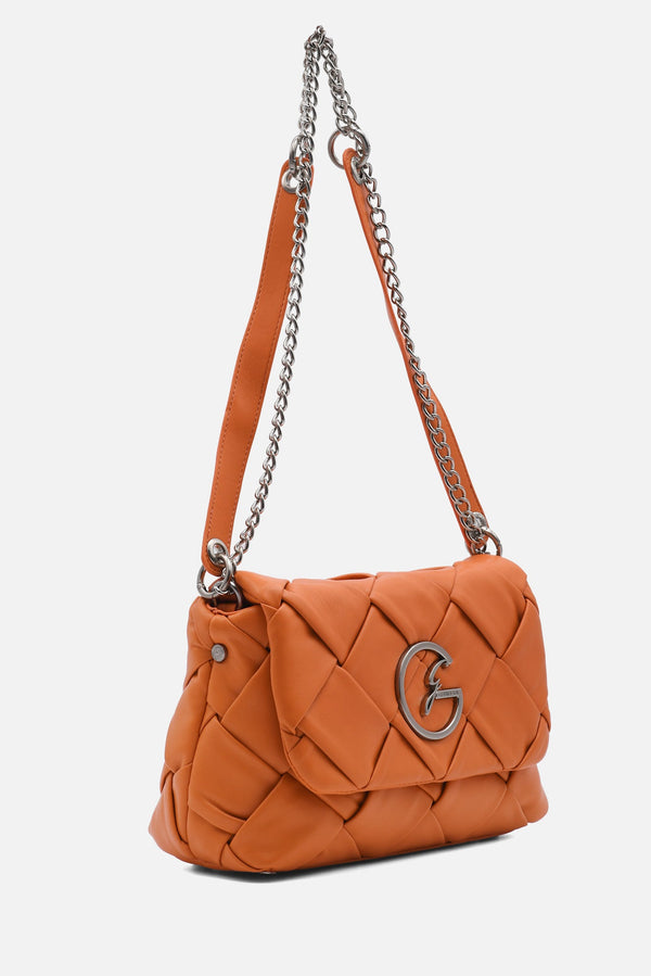 Cruzada de Moda con Solapa Naranja