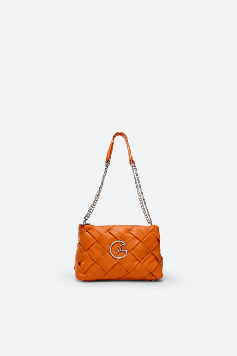 Orange Couture Clutch