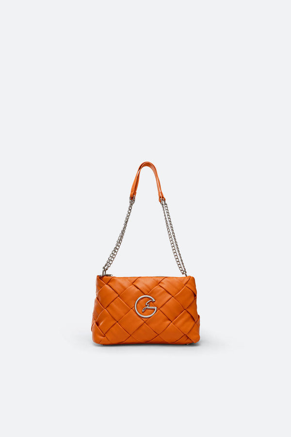 Orange Couture Clutch