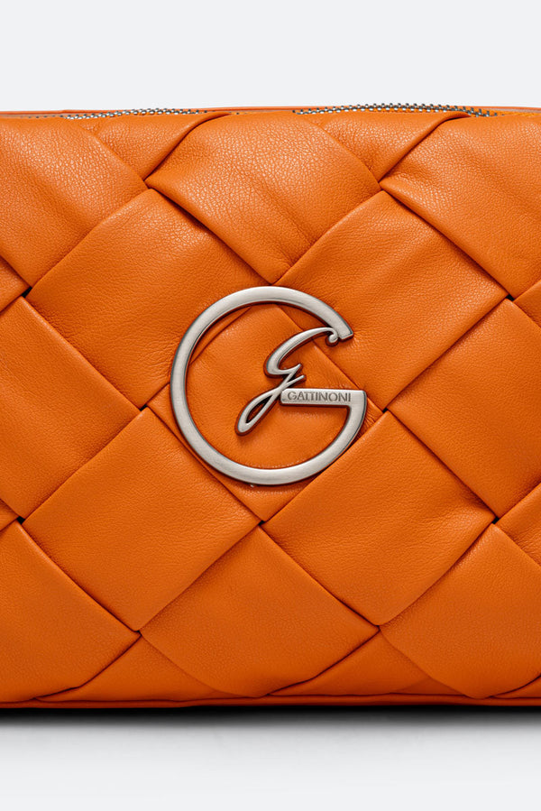 Orange Couture Clutch