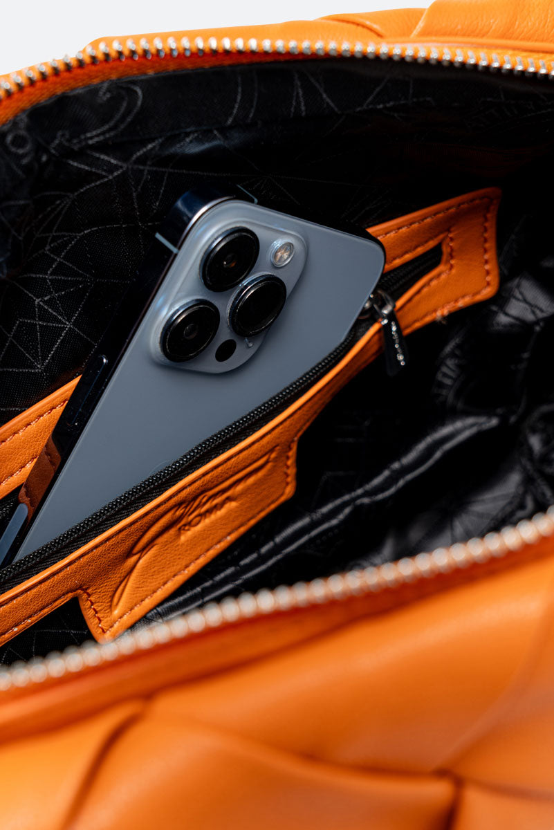 Orange Couture Clutch