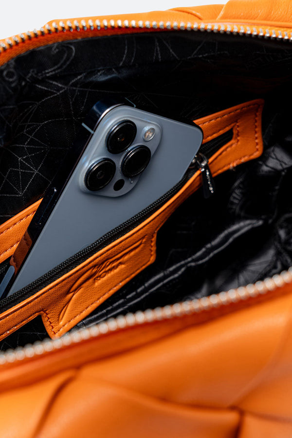 Orange Couture Clutch