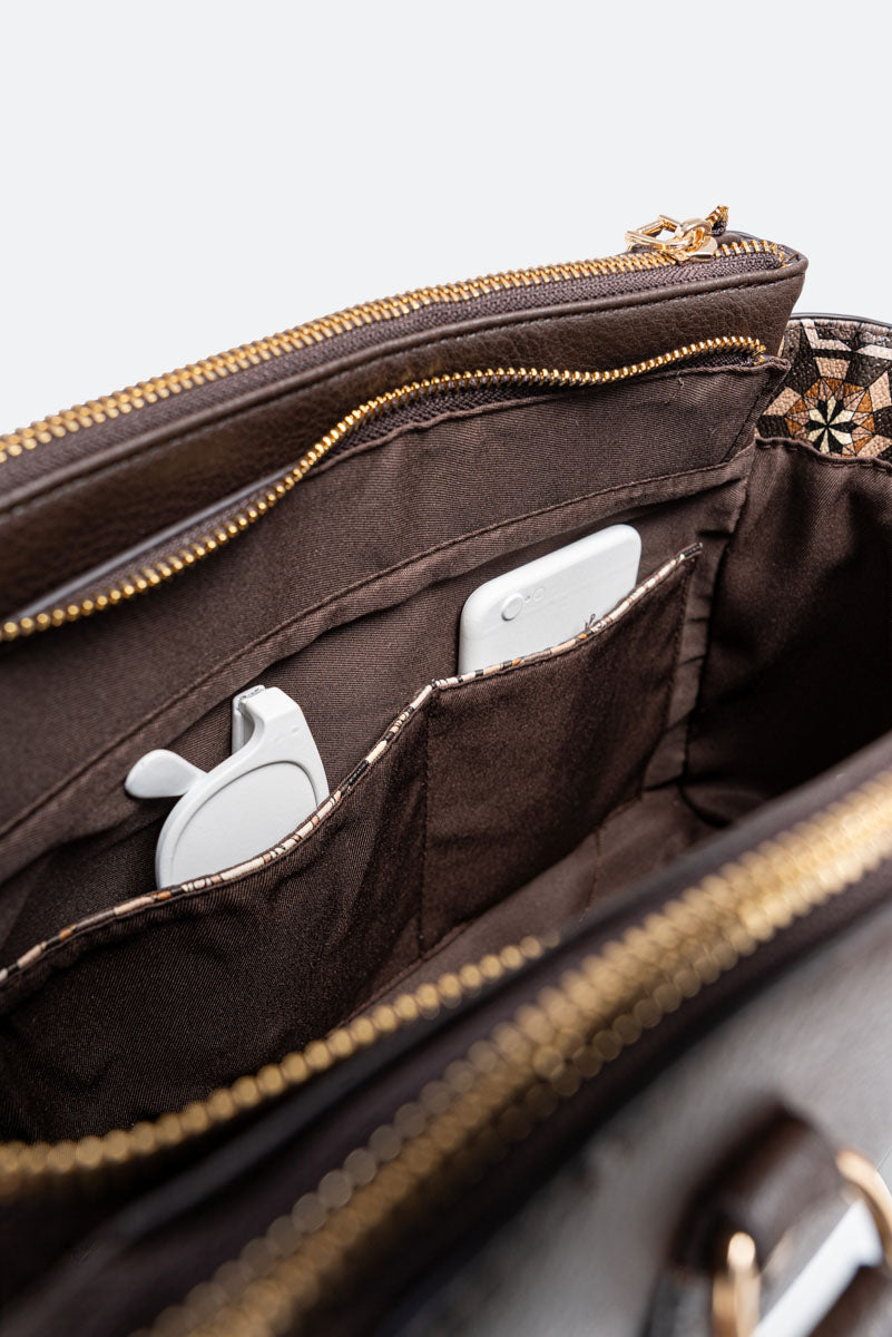 Denise Brown Handbag